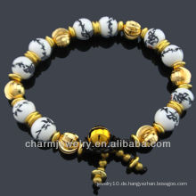 Keramik Schmuck Porzellan Perlen Armband BC-002